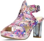 Laura Vita Damen Sandalette Slingback Plateau Cut-Outs Leder Hicao 19, Gr&ouml;&szlig;e:38 EU,