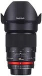 Samyang MF 35mm F1,4 Canon EF &ndash; Weitwinkel Objektiv Festbrennweite manueller Fokus,