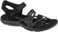 Skechers Reggae Slim - Meadow Grazer 163193-BLK, Women sandals, Black, 37 EU