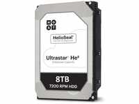 HGST Ultrastar HE8 8TB Festplatte 7200 U/min Cache SATA 6 Gb/s 128 MB 24 x 7...
