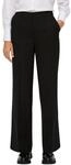 S.Oliver Damen Regular: Wide Leg Aus Viskosemix Hose, Schwarz, 38W / 32L EU