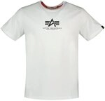 ALPHA INDUSTRIES Herren Basic T Ml T-Shirt, Wei&szlig;, 3XL