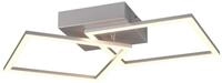 Reality Leuchten LED Deckenleuchte Trail R64492187, Metall titanfarbig, inkl. 20 Watt