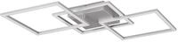Reality Leuchten LED Deckenleuchte Trail R64493187, Metall titanfarbig, inkl. 31 Watt
