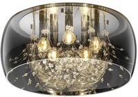 meineWunschleuchte Deckenleuchte &Oslash; 50cm Glas Schirm Chrom verspiegelt mit...
