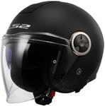 LS2, Jet-Motorradhelm CLASSY SOLID Matt Black, S