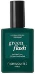 Manucurist - Green Flash&trade; Top Coat Gel N&auml;gel Transparenter - Semi-Permanenter Top