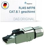 Teleg&auml;rtner Modularer RJ45-Steckverbinder f&uuml;r Cat.8 10 Gbit Ethernet, geschirmt,