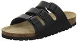 AFS-Schuhe 2133 sportliche Damen Pantoletten aus Leder, praktische Freizeitschuhe,
