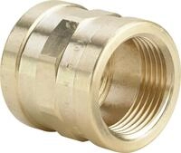 Viega 266585 Muffe Modell 3270 Rotguss, blank, Innengewinde 1/2 Zoll