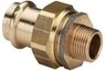 Viega Verschraubung mit SC Sanpress 2265 flachdichtend in 35 mm x R1 1/4 Rotguss,