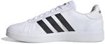 adidas Herren Grand Court Base 2.0 Shoes, Cloud White/Core Black/Cloud White,...