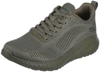 Skechers Damen Bobs Squad Chaos, Face-Off-Sneaker, Hautfarben