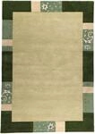 Teppich aus 95% Wolle / 5% Viscose; handgetuftet | Gr&ouml;&szlig;e: 70 x 140 cm; Farbe: Gr&uuml;n