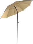 VCM Sonnenschirm 180x180x190 cm Rund mit Kurbel h&ouml;henverstellbar |...