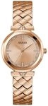 Guess Women's 34mm Watch - Rose Gold Tone Bracelet & Dial Case