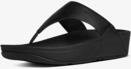 Fitflop Women's Lulu Leather Flip Flops, Toe-Post Sandals, Comfortable with Natural