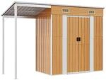 vidaXL Gartenhaus, Ger&auml;teschuppen mit Schleppdach Schr&auml;gdach, Ger&auml;tehaus f&uuml;r