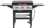 Char-Broil Gasgrill Plancha Griddle 3400, Gusseisen-Grillplatte 48 x 68 cm,