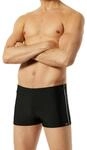 Schiesser Herren zwembroek Comfort met Been Badehose, Schwarz, XXL EU