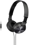 Sony MDR-ZX310AP Kopfh&ouml;rer (Freisprechfunktion) Schwarz, Mit Mikrofon, 25