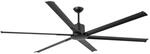 Faro Andros Extra gro&szlig;er schwarzer Deckenventilator mit Gleichstrommotor, 6