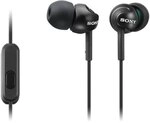 Sony MDR-EX110APB In-Ear-Kopfh&ouml;rer, Jack, Schwarz
