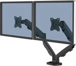 Fellowes 9683401 ESI EPPA Monitorarm doppelt, 2 x Monitore 8kg und 39, schwarz