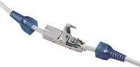Goobay 79579 Werkzeugloser Kabel, Verbinder "Slim" CAT 6A, STP geschirmt - zum