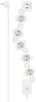 Hama Steckdosenleiste, 5-Fach, USB-A 12W, flexibel, Schalter, 1,4 m, Wei&szlig;