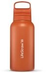 LifeStraw Go Serie - Isolierte Edelstahl-Trinkflasche mit Wasserfilter 1l f&uuml;r die