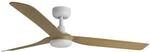 Faro PUNT Wei&szlig;er, heller Holz-Deckenventilator mit 3 Fl&uuml;geln und...