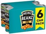 Heinz Baked Beanz 6x 415g - Gebackene Bohnen in Tomatensauce