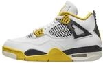Air Jordan 4 Retro AQ9129-101, Women Sneakers, White, 38 EU