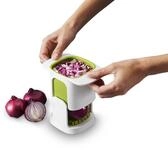 Joseph Joseph ChopCup Gem&uuml;seschneider, Obstschneider, Klingen aus Edelstahl, Green