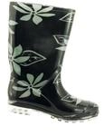 Reis Btdflower_Bs41 Grensho PVC-Fschuhe, Schwarz-Grau, 41 Gr&ouml;&szlig;e
