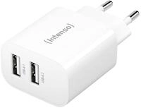 Intenso Power Adapter W24AA &ndash; 24W USB Ladeger&auml;t mit 2x USB-A (je 12W), Dual Port