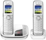 Panasonic KX-TGJ322GW Familien-Telefon mit Anrufbeantworter (schnurloses Telefon DUO, Panasonic KX-TGJ322GW Familien-Telefon mit Anrufbeantworter (schnurloses Telefon DUO,