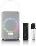 Lenco BTC-060 tragbare Karaoke-Maschine - Bluetooth 5.2-20 Watt RMS - 2 Lautsprecher
