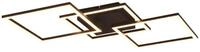 Reality Leuchten LED Deckenleuchte Trail R64493132, Metall Schwarz matt, inkl. 31