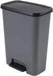 Curver Compatta Duo Abfalleimer 23L+23L - Grau/Schwarz