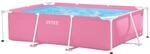 Intex 28266NP - Aufstellpool Rectangular Frame Rechteckig, 1662 L, Stahl und PVC,
