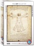 Eurographics 1000 Teile - Der Vitruvianische Mensch, 19.25" x 26.5"