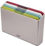 Joseph Joseph Folio Icon Schneidebrett-Set mit Aufbewahrungsbox, rutschfest, farblich
