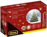 Idena 8325056 - LED Lichterkette mit 40 LEDs in Warmwei&szlig;, 8 Stunden Timer Funktion