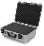Nanuk 940 wasserdichter Hartschalenkoffer mit Schaumstoffeinlage, silberfarben