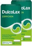 DulcoLax Z&auml;pfchen gegen Verstopfung | 2 x 30 Stk | Abf&uuml;hrmittel bei Verstopfung mit
