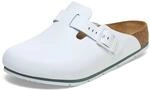 Birkenstock Damen Herren Boston Pro Hausschuhe Leder Pantoletten - Clogs -