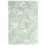 vidaXL Outdoor Teppich Doppellagiges Jacquard-Muster Balkon Terrasse Garten