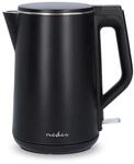 Wasserkocher - 1.5 l - Plastik - Schwarz - Um 360 Grad drehbar - Verdecktes